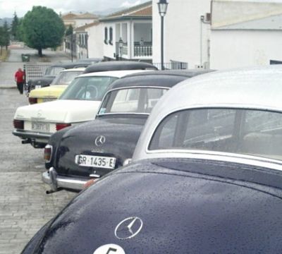 exposicion coches clasicos Mercedes en Peñuelas 9-5-2010