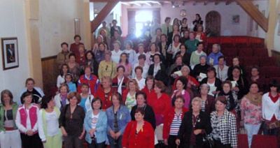 grupo mujeres de Láchar y Peñuelas en convivencia con las de Nigüelas el 8-5-2010